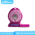 2015 Special Weihnachtsgeschenk USB Mini Fan Power Bank für Handy